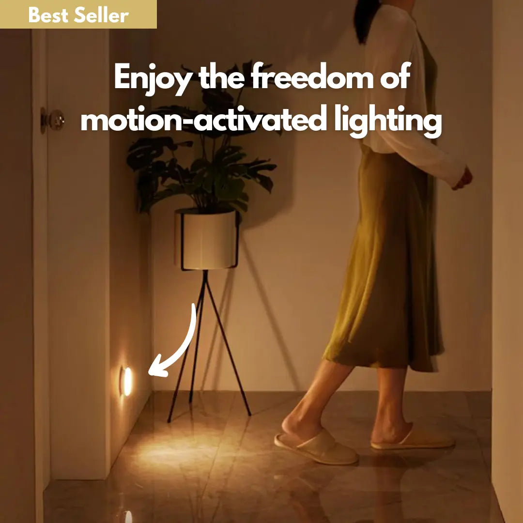 Motion sensor floor discount lights